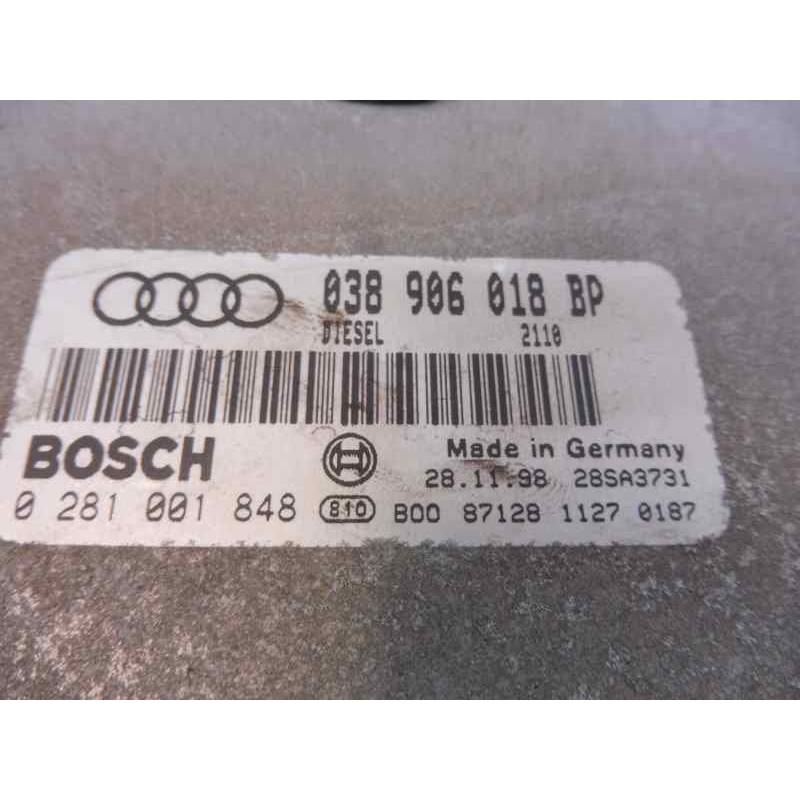 Recambio de centralita motor uce para audi a3 (8l) 1.9 tdi ambition referencia OEM IAM 038906018BP 0281001848 