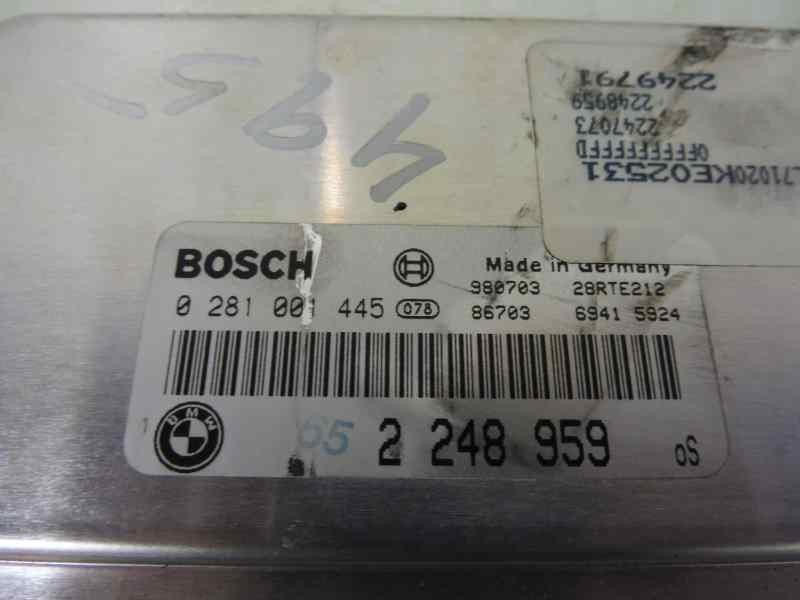 Recambio de centralita motor uce para bmw serie 3 berlina (e46) 320d referencia OEM IAM 2248959 0281001445 98070328RTE212