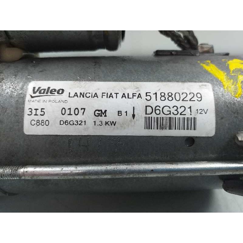 Recambio de motor arranque para lancia ypsilon (101) 1.3 multijet oro referencia OEM IAM 51880229 D6G321 