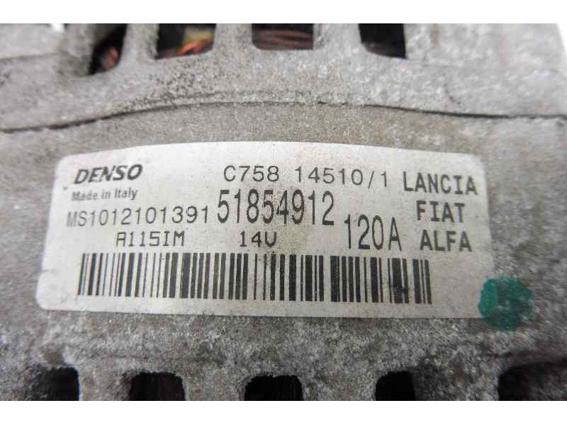 Recambio de alternador para alfa romeo mito (145) progression referencia OEM IAM 51854912 MS1012101391 