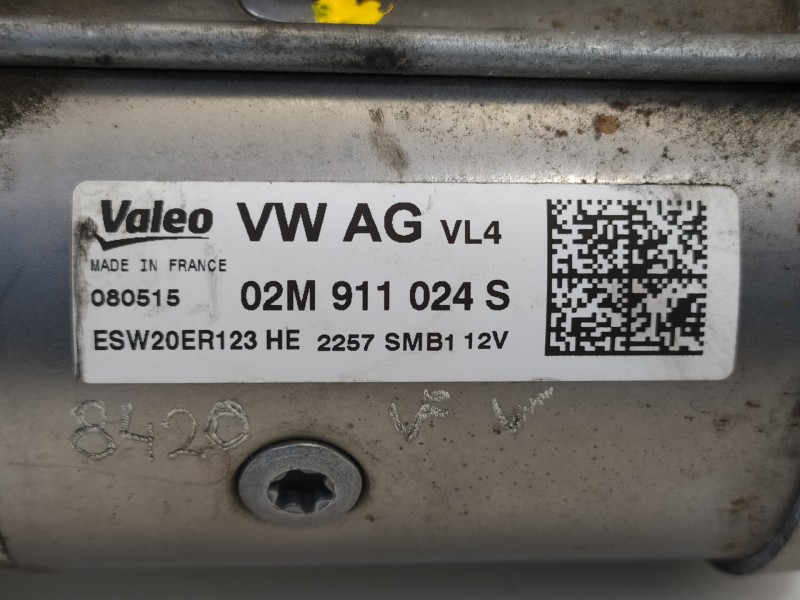 Recambio de motor arranque para seat leon st (5f8) fr referencia OEM IAM 02M911024S  