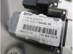 Recambio de elevalunas trasero derecho para skoda octavia combi (1z5) trend referencia OEM IAM 1Z0839462A   2