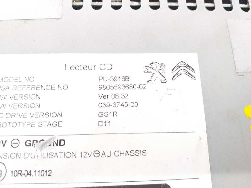 Recambio de sistema audio / radio cd para citroën ds4 1.6 blue-hdi fap referencia OEM IAM 9805593680  