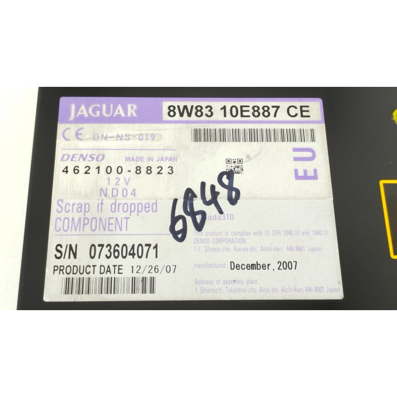 Recambio de sistema navegacion gps para jaguar xf 4.2 v8 premium luxury referencia OEM IAM 8W8310E887CE 4621008823 073604071