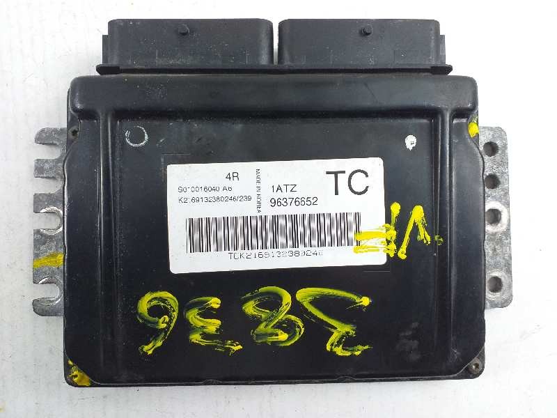 Recambio de centralita motor uce para daewoo kalos 1.2 se referencia OEM IAM 96376652  