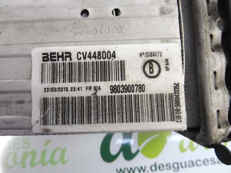 Recambio de intercooler para citroën c4 cactus shine referencia OEM IAM 9803900780  