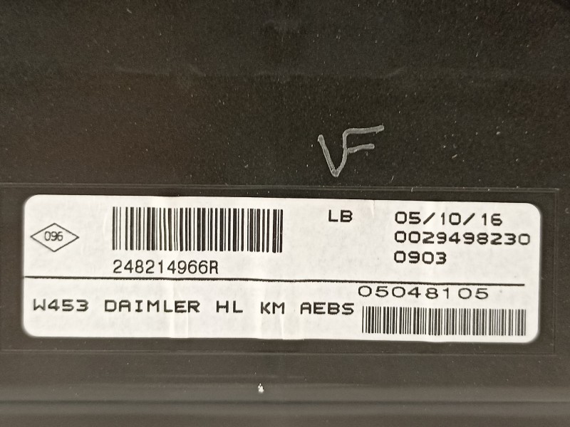 Recambio de cuadro instrumentos para smart forfour basis (66kw) (453.044) referencia OEM IAM 248214966R  