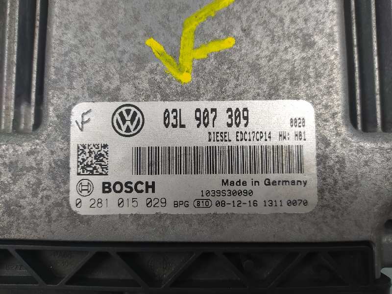Recambio de centralita motor uce para volkswagen golf vi (5k1) sport referencia OEM IAM 03L907309 0281015029 