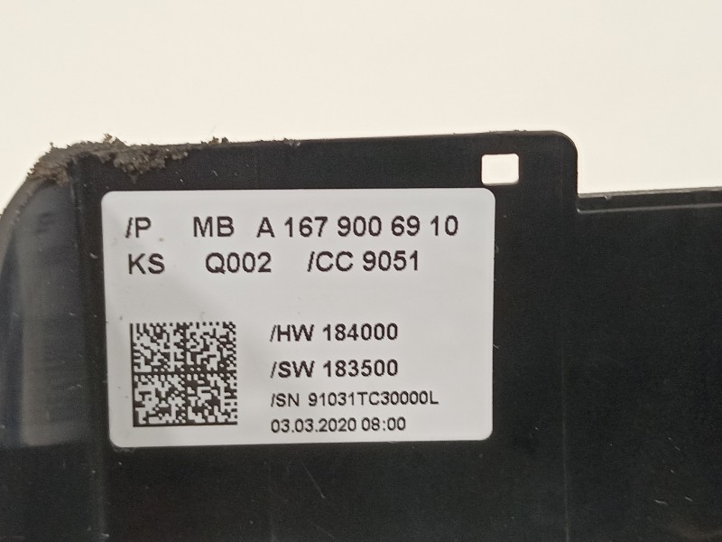 Recambio de mando limpia para mercedes-benz clase gle (bm 167)(09.2018) gle 350 de 4matic (167.117) referencia OEM IAM A16790069