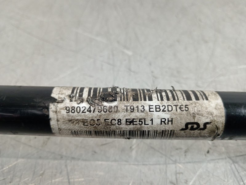 Recambio de transmision delantera derecha para peugeot 308 sw allure referencia OEM IAM 9802479680  