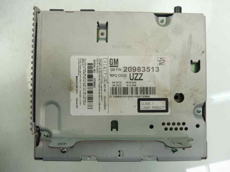 Recambio de sistema audio / radio cd para opel insignia berlina cosmo referencia OEM IAM 20983513 578062 