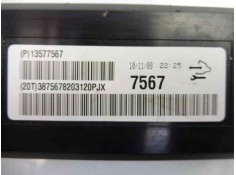 Recambio de modulo electronico para opel insignia berlina cosmo referencia OEM IAM 13577567 7567  2