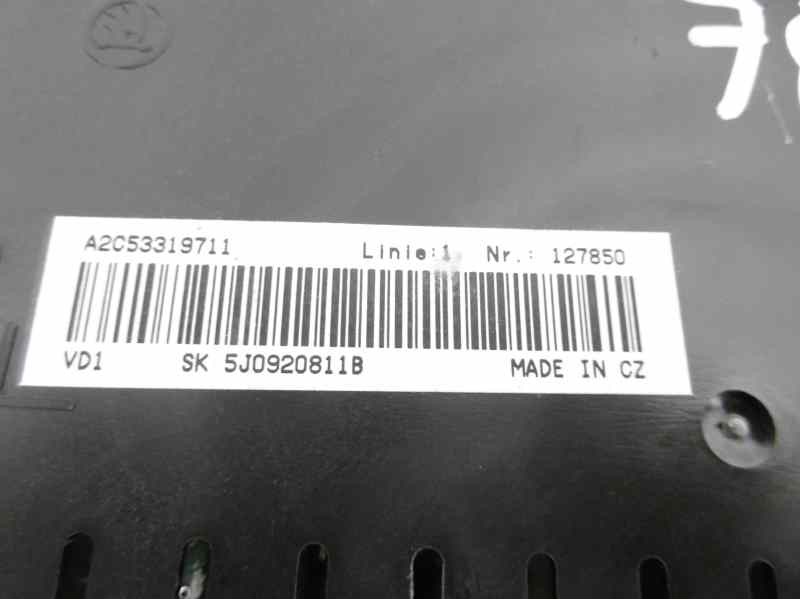 Recambio de cuadro instrumentos para skoda fabia (5j2 ) young referencia OEM IAM 5J0920811B  