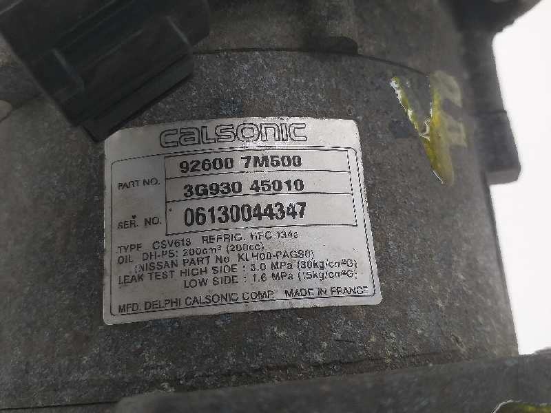 Recambio de compresor aire acondicionado para nissan almera (n16/e) acenta referencia OEM IAM 3G93045010  