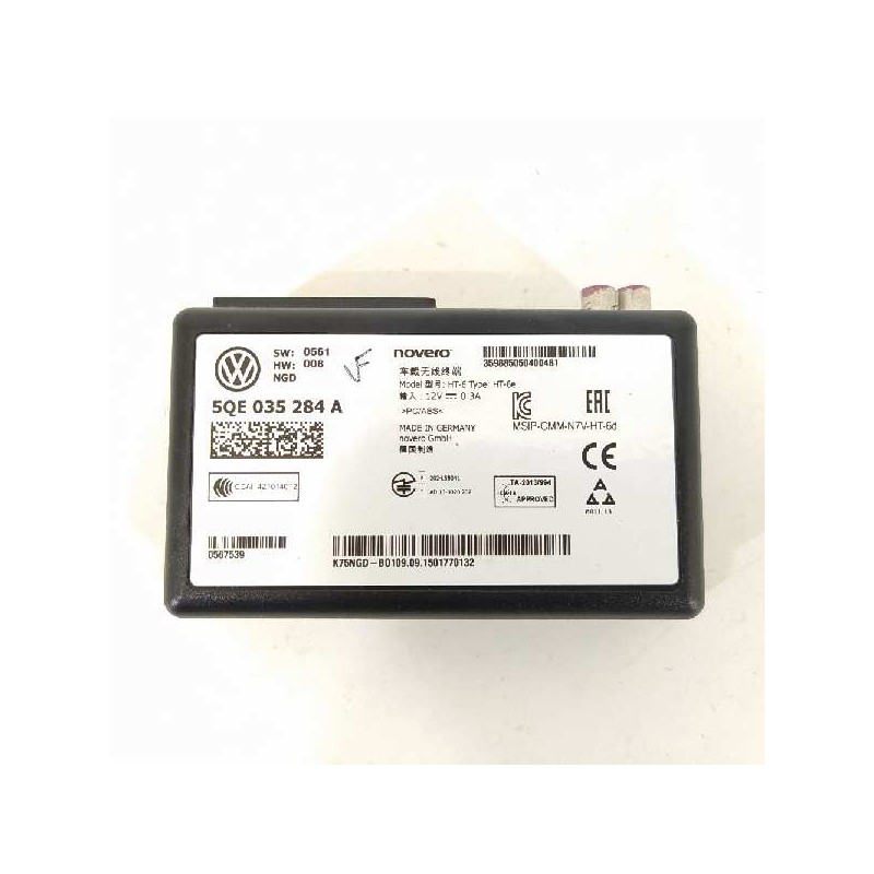 Recambio de modulo electronico para volkswagen golf vii lim. gte referencia OEM IAM 5QE035284A  