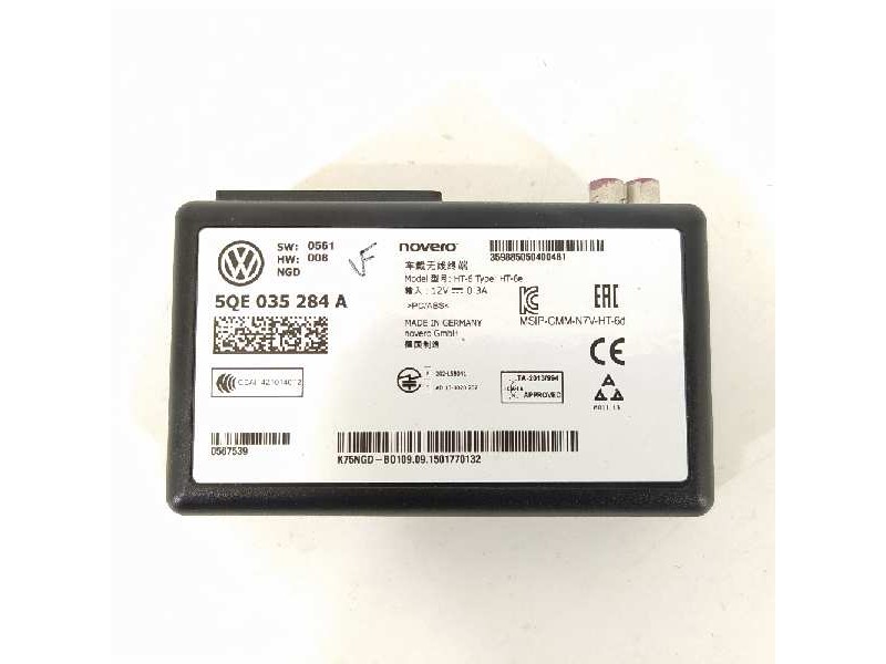 Recambio de modulo electronico para volkswagen golf vii lim. gte referencia OEM IAM 5QE035284A  