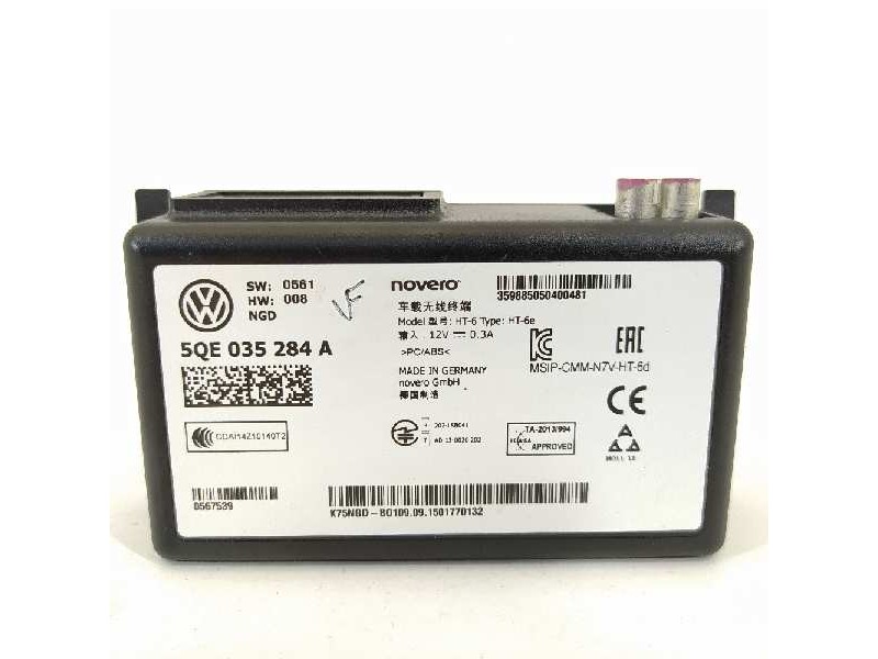 Recambio de modulo electronico para volkswagen golf vii lim. gte referencia OEM IAM 5QE035284A  