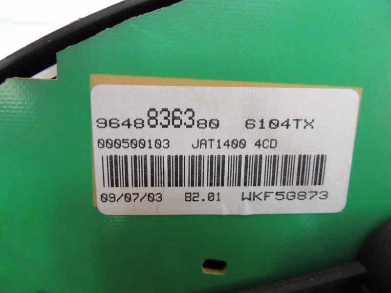 Recambio de cuadro instrumentos para citroën berlingo 2.0 hdi 600 furg. referencia OEM IAM 9648836380 000500103 WKF5G873 Recambio de cuadro instrumentos para citroën berlingo 2.0 hdi 600 furg. referencia OEM IAM 9648836380 000500103 WKF5G873
