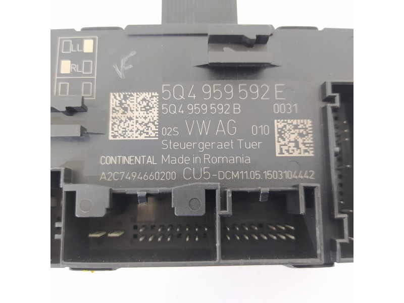 Recambio de modulo confort para seat leon st (5f8) fr referencia OEM IAM 5Q4959592E 5Q4959592B 