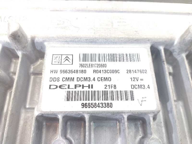 Recambio de centralita motor uce para citroën c5 berlina premier referencia OEM IAM 9665843380 28147602 9663548180
