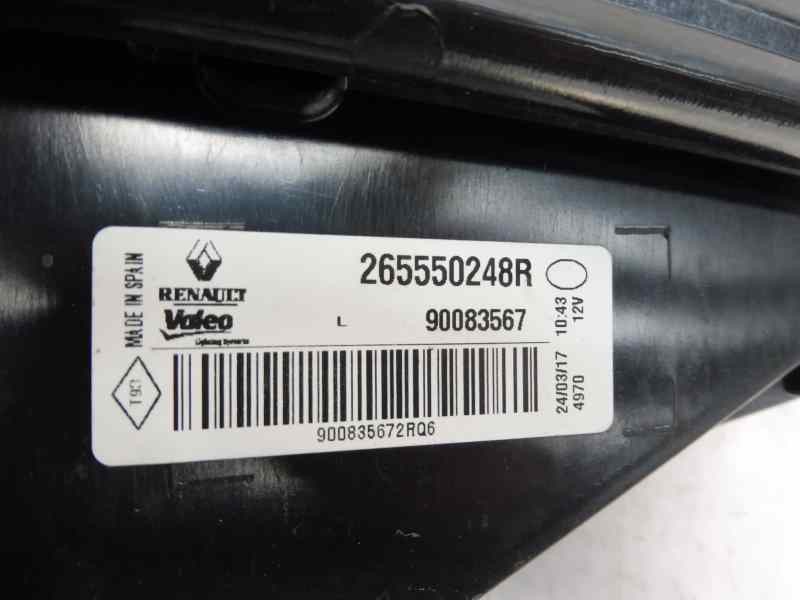 Recambio de piloto trasero izquierdo en porton para renault megane iv berlina 5p life referencia OEM IAM 265550248R  