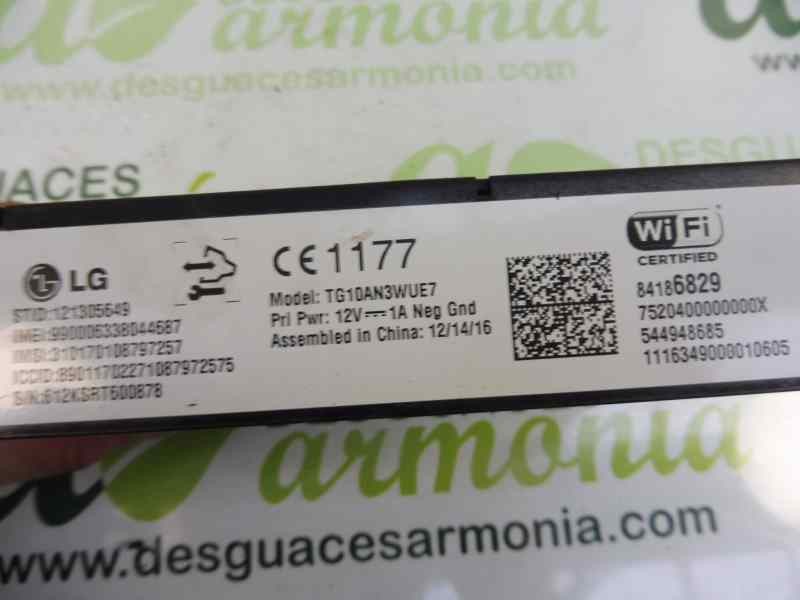 Recambio de modulo electronico para opel insignia berlina excellence referencia OEM IAM 84186829  