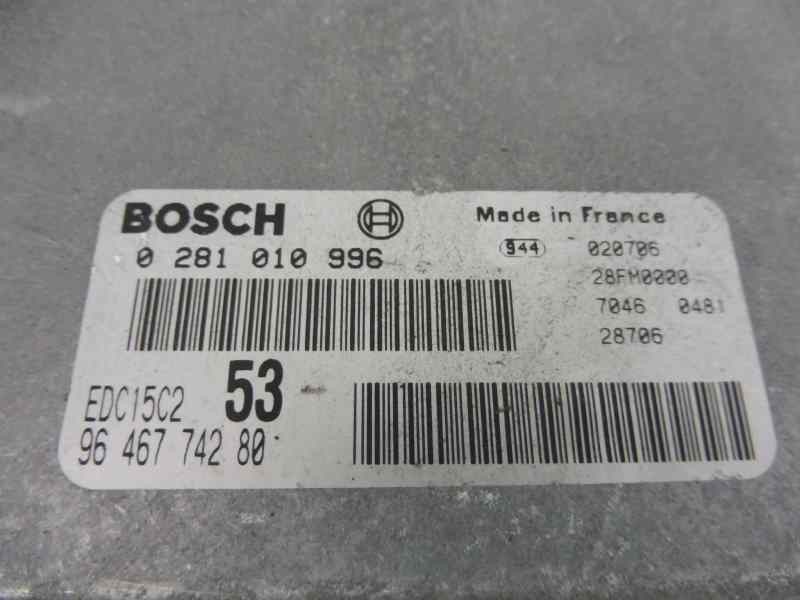 Recambio de centralita motor uce para citroën xsara picasso 2.0 hdi exclusive referencia OEM IAM 9646774280 0281010996 