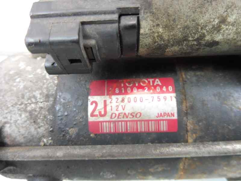 Recambio de motor arranque para toyota corolla (e12) 1.6 linea luna berlina referencia OEM IAM 2810022040 2280007591 