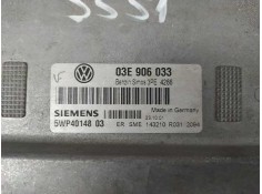 Recambio de centralita motor uce para volkswagen polo (9n1) conceptline referencia OEM IAM 03E906033 5WP4014803  2