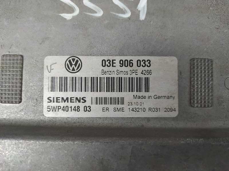 Recambio de centralita motor uce para volkswagen polo (9n1) conceptline referencia OEM IAM 03E906033 5WP4014803 