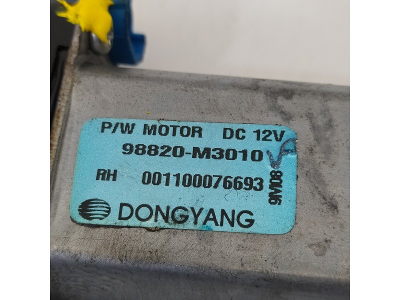 Recambio de elevalunas delantero derecho para chevrolet spark basis + referencia OEM IAM 98820M3010  