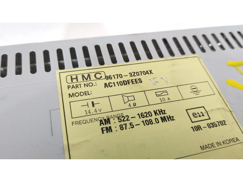 Recambio de sistema audio / radio cd para hyundai i40 cab bluedrive referencia OEM IAM 961703Z0704X  