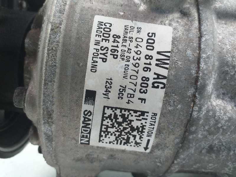Recambio de compresor aire acondicionado para skoda spaceback (5h) like referencia OEM IAM 5Q0816803F 8416P 
