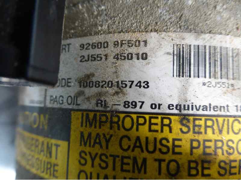 Recambio de compresor aire acondicionado para nissan primera berlina (p12) acenta referencia OEM IAM 926009F501 2J55145010 