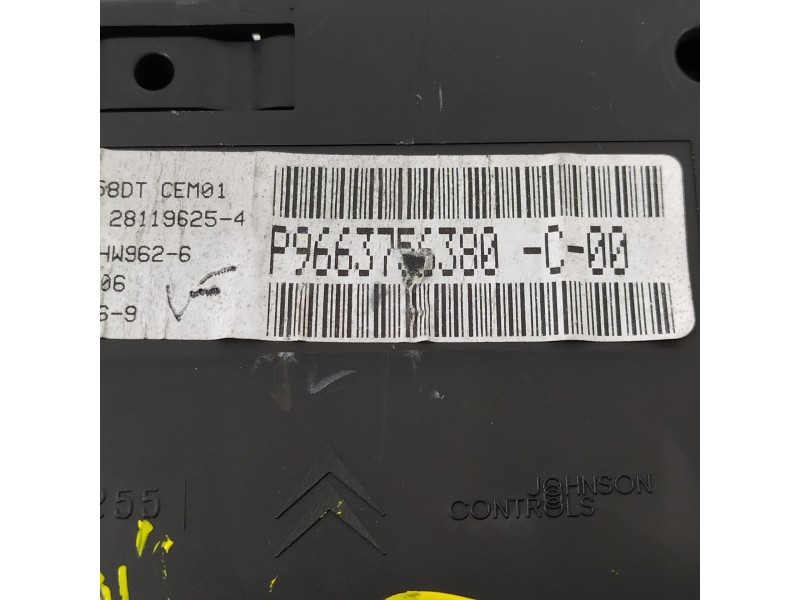 Recambio de cuadro instrumentos para citroën c4 grand picasso exclusive referencia OEM IAM 9663756380 178162526 