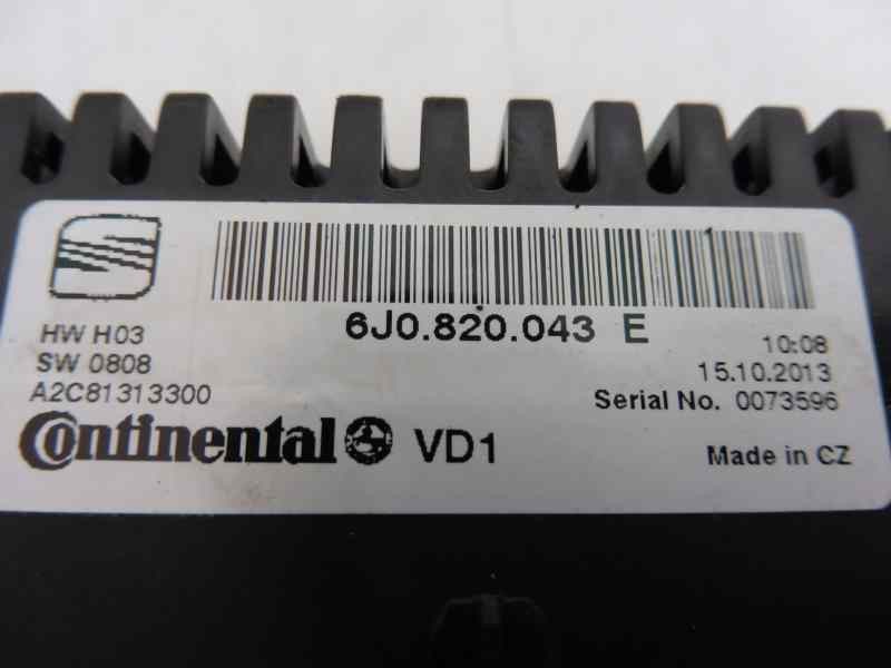 Recambio de mando climatizador para seat ibiza (6j5) style tech referencia OEM IAM 6J0820043E A2C81313300 