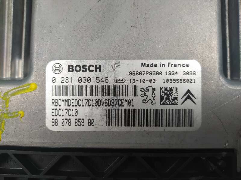 Recambio de centralita motor uce para citroën berlingo station wagon tonic referencia OEM IAM 9807885980 0281030546 