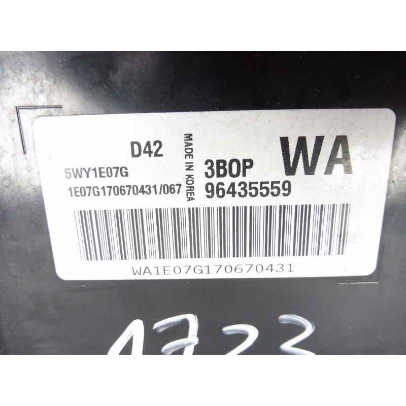 Recambio de centralita motor uce para chevrolet kalos 1.2 s (d/a) referencia OEM IAM 96435559 5WY1E07G 
