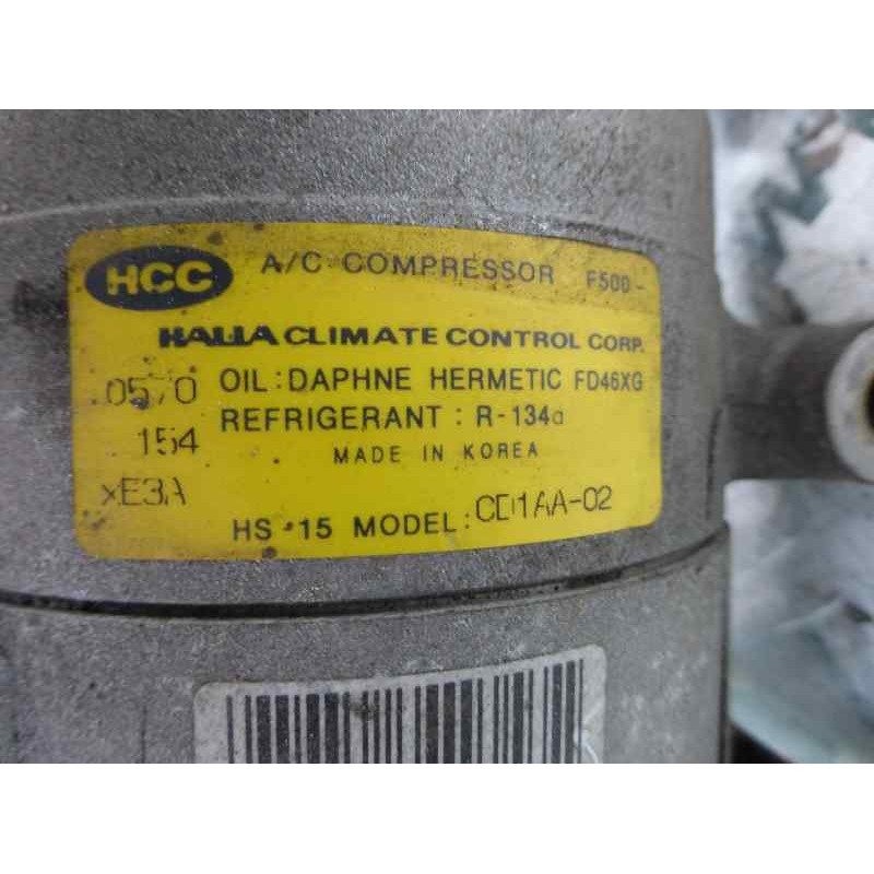 Recambio de compresor aire acondicionado para hyundai matrix (fc) 1.5 crdi 16v gls referencia OEM IAM CD1AA02  