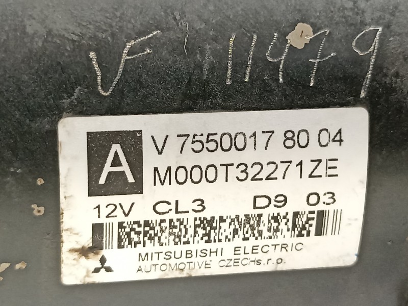 Recambio de motor arranque para peugeot 207 sw confort referencia OEM IAM 755001780  