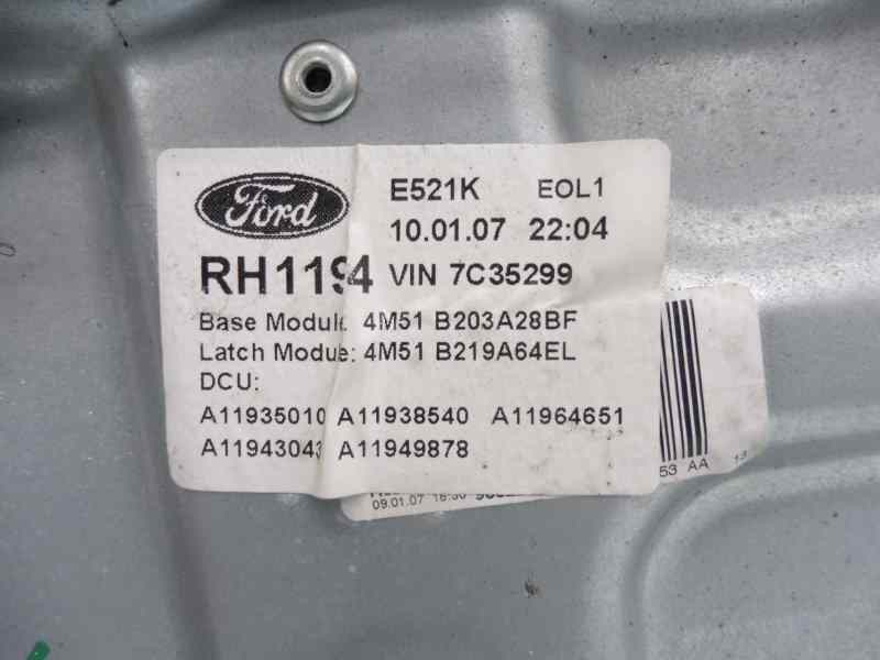 Recambio de elevalunas delantero derecho para ford focus berlina (cap) sport referencia OEM IAM 4M51B203A28BF  
