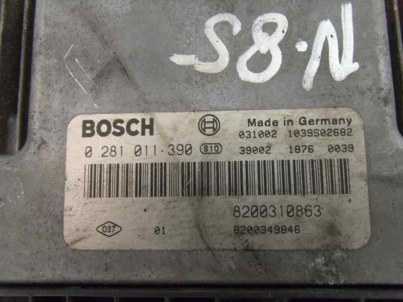 Recambio de centralita motor uce para renault scenic ii confort expression referencia OEM IAM 8200321263 0281011390 