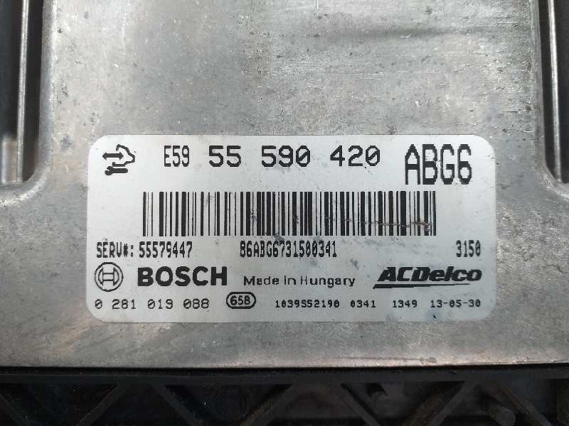 Recambio de centralita motor uce para opel insignia berlina selective referencia OEM IAM 55590420 0281019088 