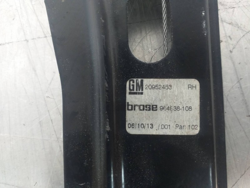 Recambio de elevalunas delantero derecho para opel insignia berlina selective referencia OEM IAM 20952453 964838 966432
