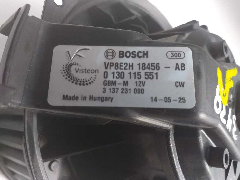 Recambio de ventilador calefaccion para ford fiesta (ccn) trend referencia OEM IAM VP8E2H18456 VP8E2H18456AB 0130115551
