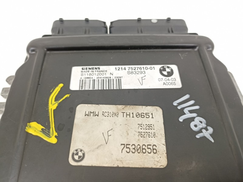 Recambio de centralita motor uce para bmw mini (r50,r53) cooper referencia OEM IAM 7530656 12147527610 