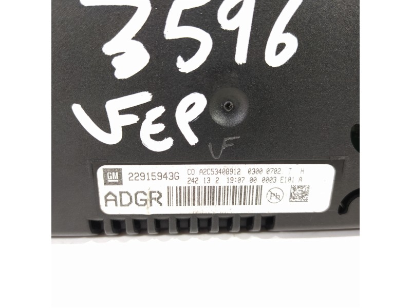 Recambio de pantalla multifuncion para opel insignia berlina selective referencia OEM IAM 22915943G A2C53408912 