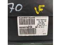 Recambio de cuadro instrumentos para renault megane ii classic berlina confort dynamique referencia OEM IAM 8200793124 4JAE01439 2