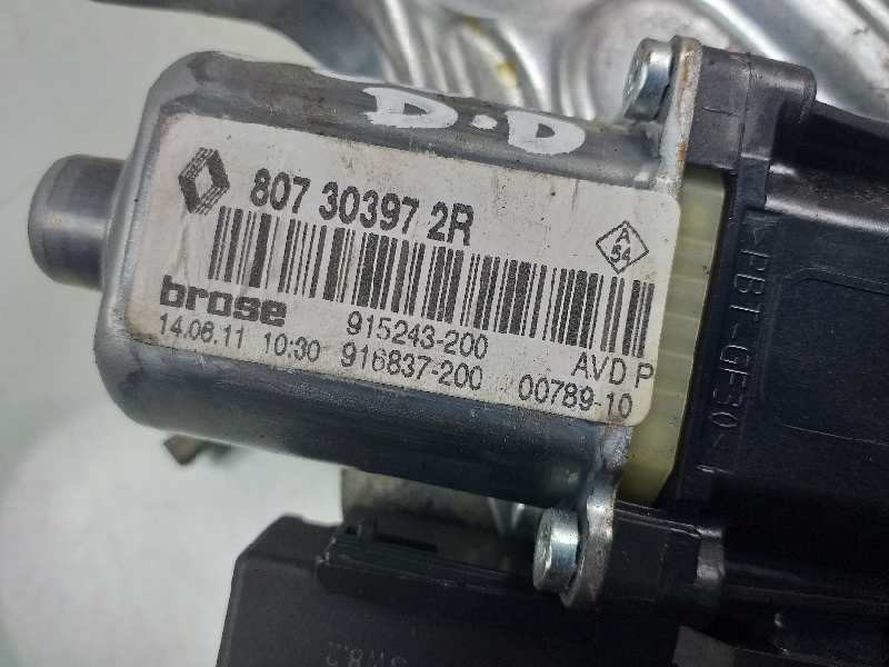 Recambio de elevalunas delantero derecho para renault megane iii coupe dynamique referencia OEM IAM 807303972R 915243200 9653692