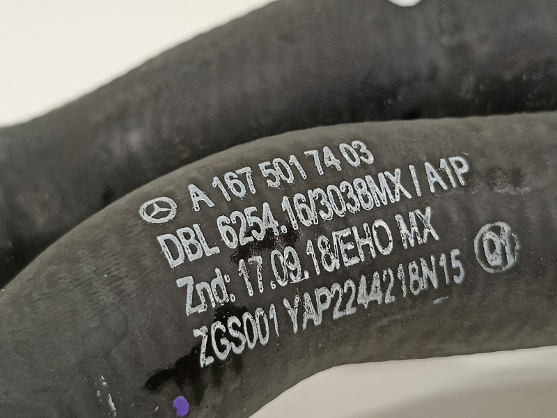 Recambio de tubo para mercedes-benz clase gle (bm 167)(09.2018) gle 350 de 4matic (167.117) referencia OEM IAM A1675017403  